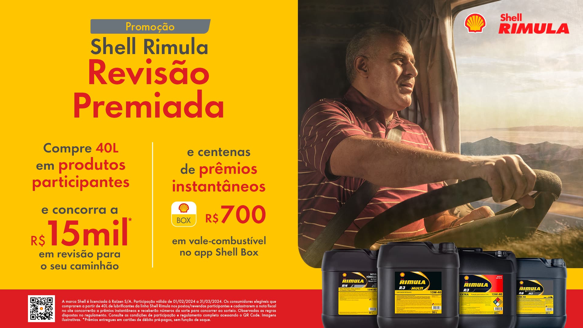 Shell Rimula sorteará mais de R$ 200 mil em prêmios