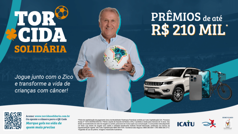 Aproveitando a paixão que o torcedor brasileiro sente pelo esporte, a Icatu se uniu a Zico em campanha de lançamento do Torcida Solidária.