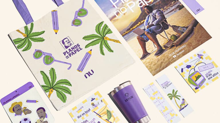 O Nubank inaugurou a Planos no Papel, papelaria do personagem no filme voltado para os clientes do Nubank, fãs do astro e público em geral.