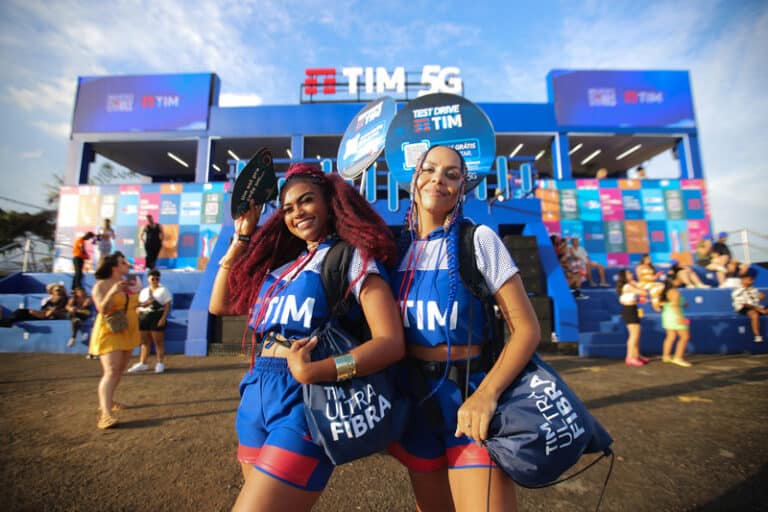 A TIM, patrocinadora do Festival de Verão Salvador, registrou um tráfego de 7,96 terabytes de dados na infraestrutura instalada no local.