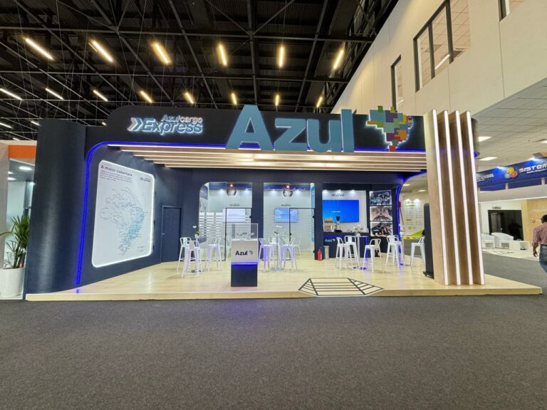 A lampada.ag comunica a conquista da conta de eventos e feiras internacionais da Azul Linhas Aéreas pelos próximos 12 meses.