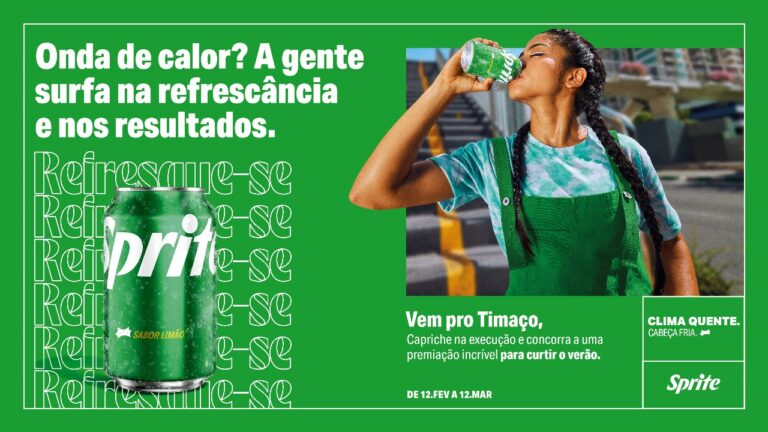 Batux adota 'Clima Quente, Cabeça Fria' em campanha para Sprite