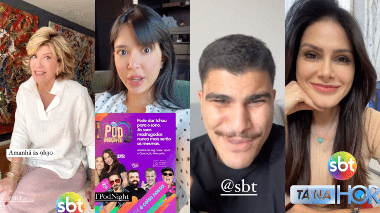 Com campanha criada pela SUBA, o SBT comunica as novidades da sua grade em 2024, recorrendo ao poder dos influenciadores para promovê-la.