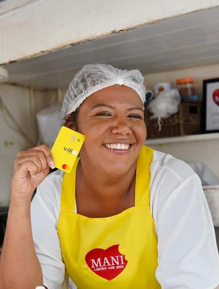 O will Bank estreia uma nova campanha, que tem como protagonista Mani Reggo, esposa de Davi, participante do Big Brother Brasil 24.