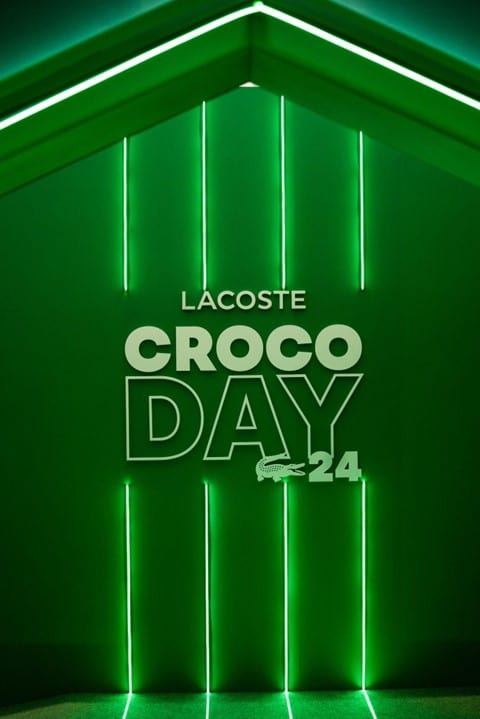 A Lacoste promoveu, no dia 27 de fevereiro, o Croco Day, evento anual onde apresentou suas novidades e conceito para 2024.