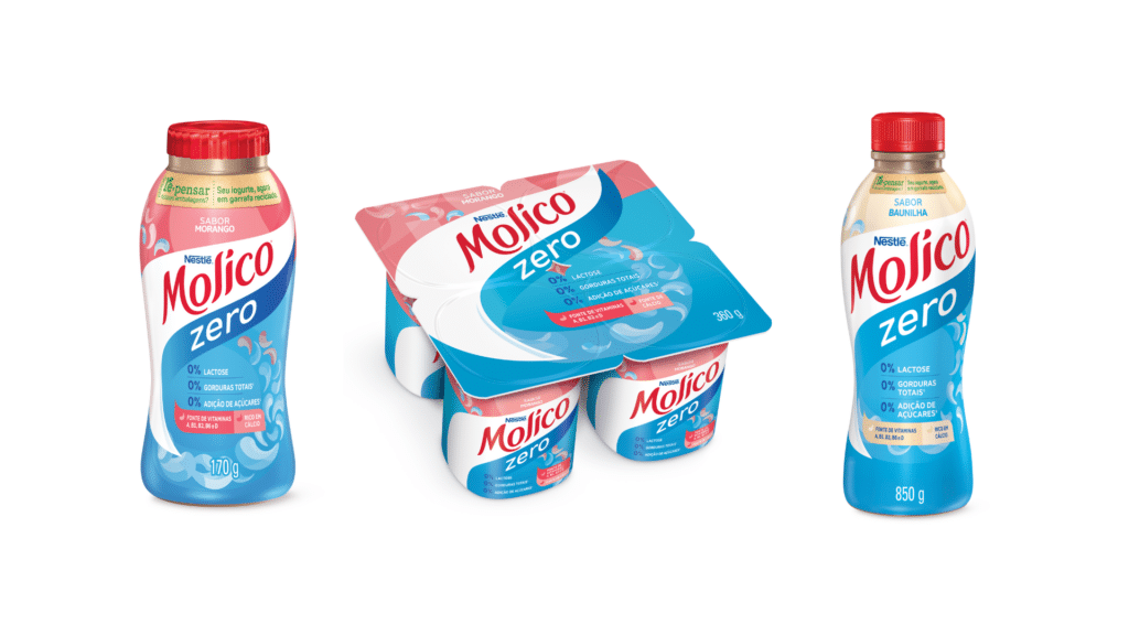Pertencentes a DPA Brasil, o iogurte Molico estreia nova campanha, focada na linha de iogurtes Triplo Zero.