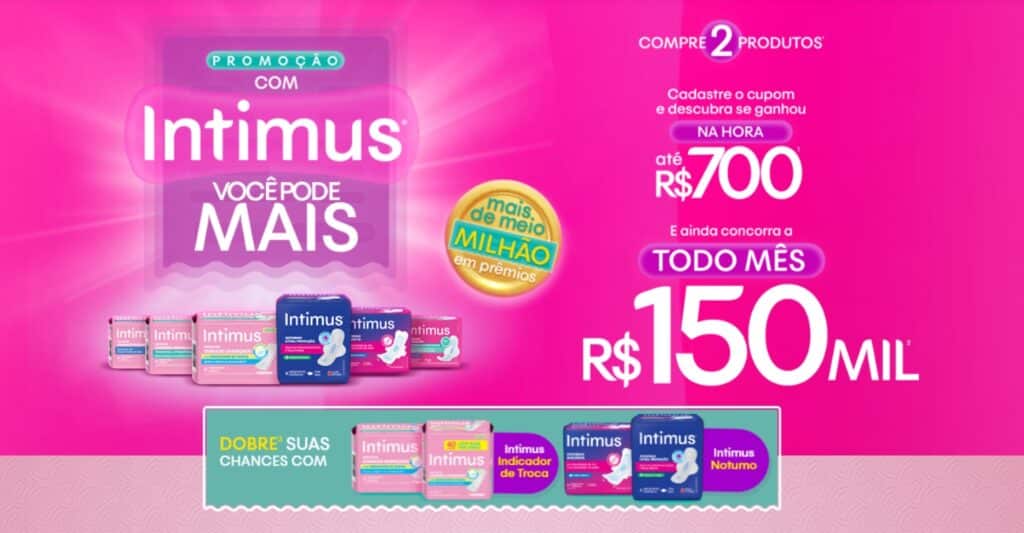 Intimus oferece prêmio de R$ 150 mil em nova promoção