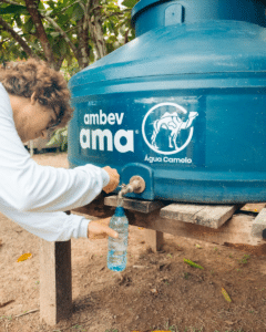 A Ambev anuncia mais um importante passo com seu projeto para levar água potável a quem não tem, com sua água AMA.