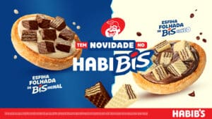 O Habib's se uniu com a Mondelez para surpreender os brasileiros e lançarem as deliciosas esfihas de chocolate HabiBIS. 