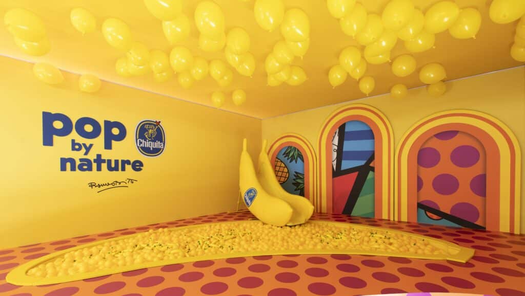 Chiquita faz estreia histórica na Milan Design Week 2024 ao Lado de Romero Britto