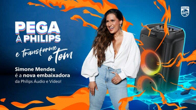 A Philips Áudio e Vídeo acaba de anunciar a cantora Simone Mendes como nova embaixadora da marca no Brasil.