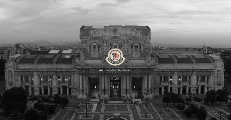 Moncler transforma a Estação Central de Milão em uma grande exposição imersiva