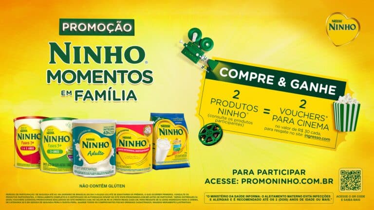 A Ninho reconhece a importância dos momentos compartilhados em família, e, por isso, lança a promoção "Momentos em Família".