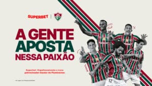 A Superbet, plataforma de apostas esportivas, é a nova patrocinadora master do Fluminense Football Club para as próximas três temporadas.