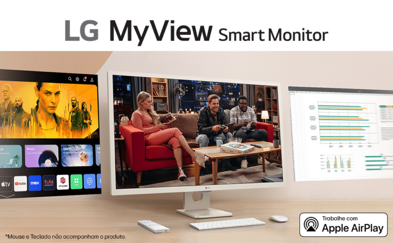 A LG Electronics traz ao mercado brasileiro seu monitor Smart LG MyView, que permite ao usuário realizar diversas tarefas.