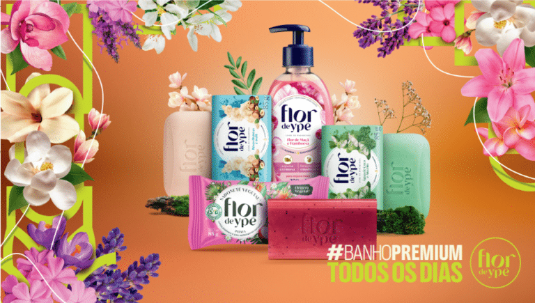 A Ypê anuncia o lançamento de sua primeira campanha de comunicação 100% digital para a marca Flor de Ypê #BanhoPremiumTodosOsDias.