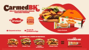Carmed e Burger King se unem para criar um hidratante labial inusitado, tão quente quanto o fogo das grelhas que fazem o sabor único do BK.