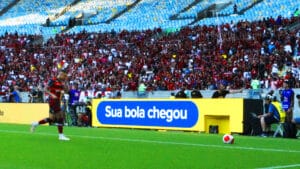 O Mercado Livre levou ao primeiro jogo da final do Cariocão, disputado entre Flamengo e Nova Iguaçú, uma inovação em parceria com a GUT.
