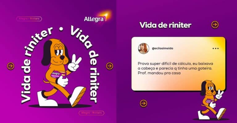 Allegra lança campanha irreverente nas redes sociais com foco nos riniters em parceria com Gabriela Prioli e outros influencers