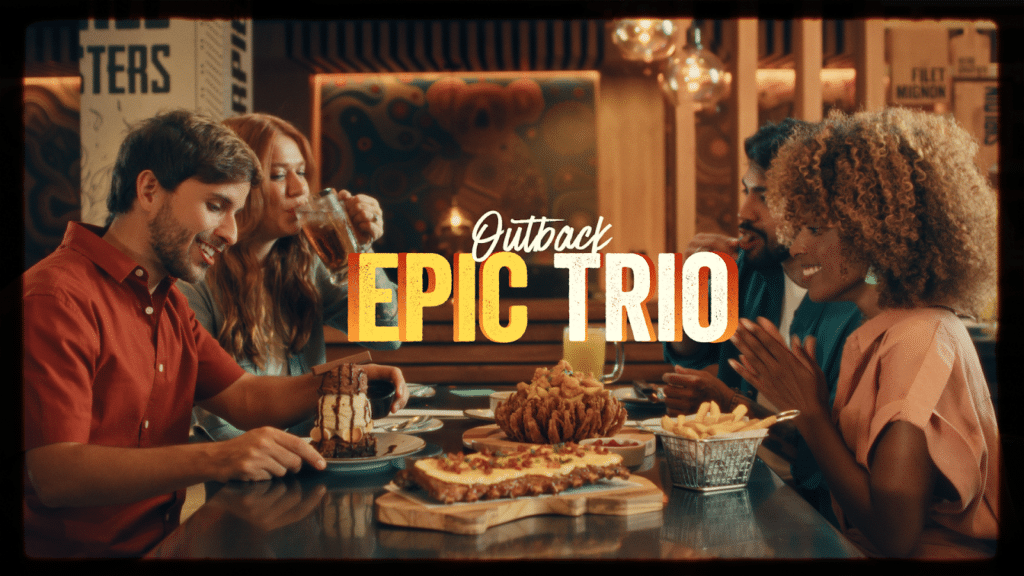 O Outback lança uma nova comunicação, inspirada no cinema, para apresentar novas versões de grandes clássicos.