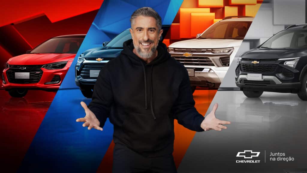 A nova campanha da Chevrolet conta com o mote “Já imaginou sua vida com um Chevrolet?”, pergunta feita pelo embaixador Marcos Mion.