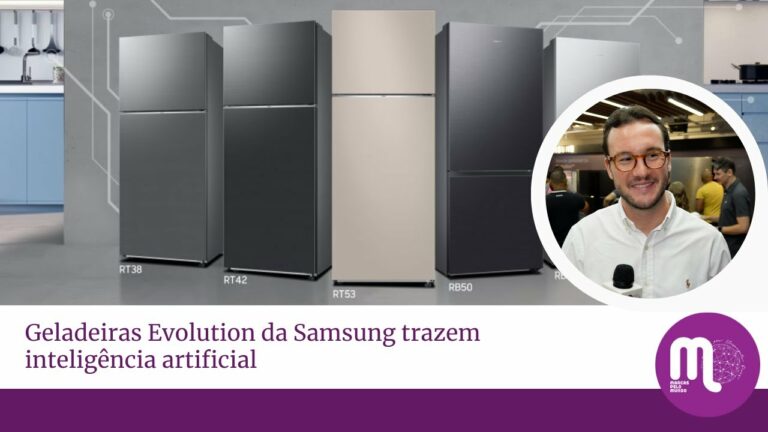 A Samsung renova seu portfólio de eletrodomésticos com a chegada ao mercado brasileiro da nova linha de geladeiras Evolution.