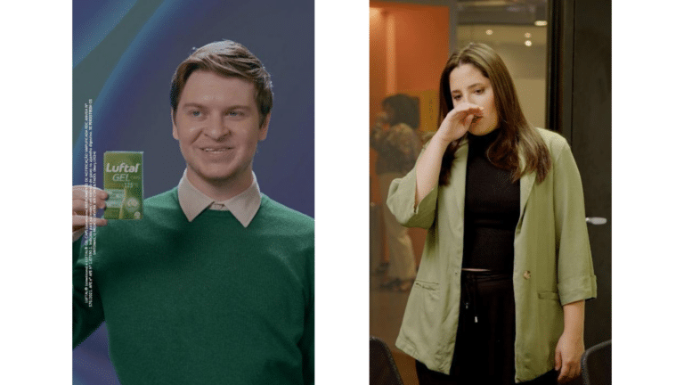 Campanha de Luftal com o Porta dos Fundos satiriza as principais táticas usadas para combater o constrangimento de liberar gases indesejados.