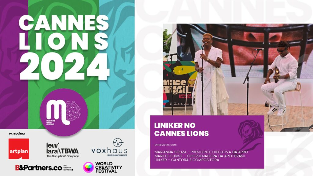 Liniker faz show no Cannes Lions, em ação da FilmBrazil com a Apex-Brasil