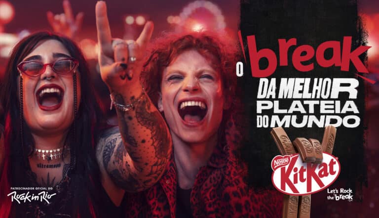 KITKAT anuncia, mais uma vez, patrocínio ao Rock in Rio Brasil para a edição deste ano, onde coloca em destaque o público brasileiro.