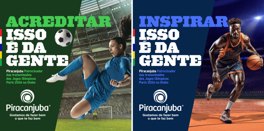 A Piracanjuba iniciou a veiculação da nova campanha relacionada ao patrocínio da transmissão dos Jogos Olímpicos Paris 2024 na Globo.