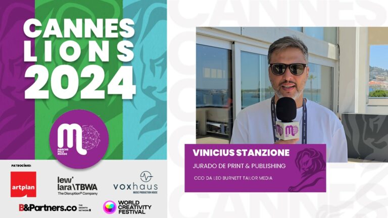 Cannes Lions 2024 - Papo com jurados brasileiros - Print & Publishing - Vinicius Stanzione