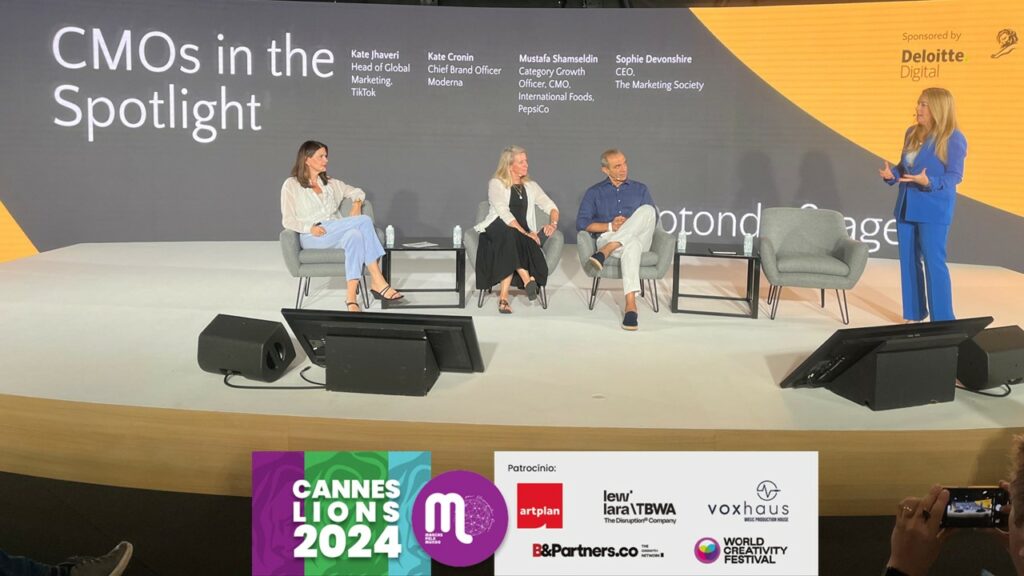 Cannes Lions - CMOs do TikTok, Pepsico e Moderna falam sobre o impacto de ideias revolucionárias no marketing das empresas