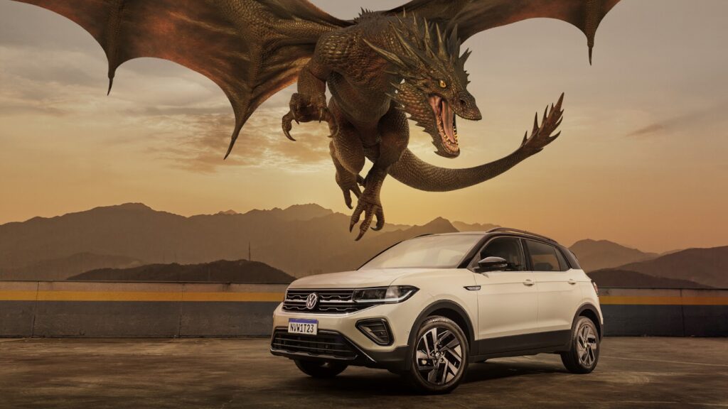 A Volkswagen do Brasil estreou a campanha publicitária do Novo T-Cross com um filme divertido e repleto de referências à cultura pop.