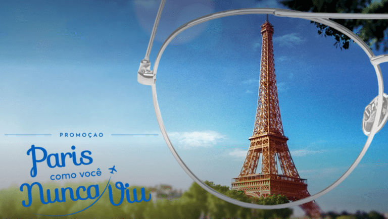 A Varilux celebra 65 anos com uma que irá premiar com uma viagem com acompanhante para a cidade de Paris, na França.