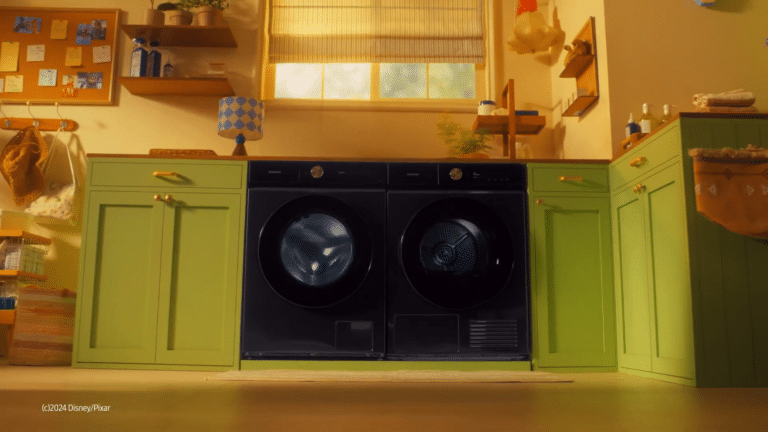 Em sua nova campanha, a Samsung ilustra como sua linha Bespoke AI Laundry elimina a frustração de uma tarefa doméstica diária.