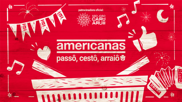 A Americanas patrocina, pela primeira vez, ao São João de Caruaru, que já começou no município do Agreste de Pernambuco.