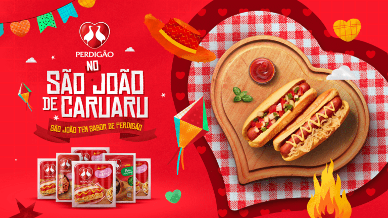 A BRF patrocina e apoia as comemorações de São João de Caruaru, juntamente com as marcas Deline e Perdigão.