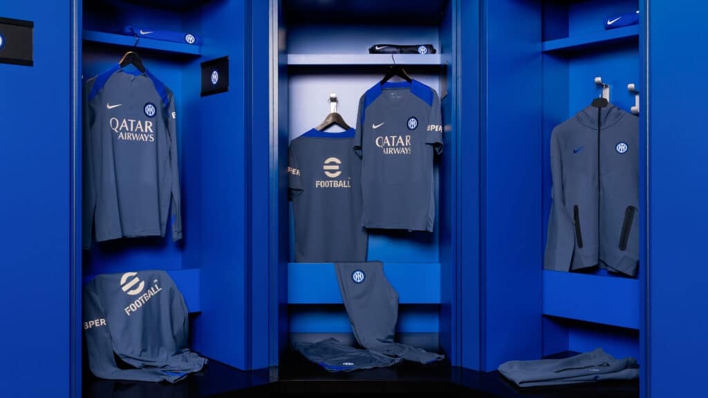 A Qatar Airways está ampliando sua parceria a Inter de Milão, passando a ser também parceira oficial do uniforme de treinamento principal.