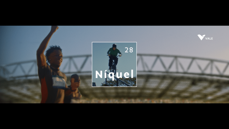 Produzido pela Africa Creative, o novo filme da Vale comunica que os minérios estão presentes nas atividades esportivas que praticamos.