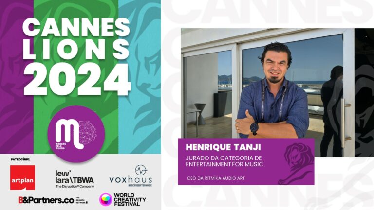 Cannes Lions 2024 - Papo com jurados brasileiros - Entertainment Lions for Music - Henrique Tanji