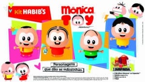 Mônica Toy é a nova surpresa dos kits Habib’s e Ragazzo