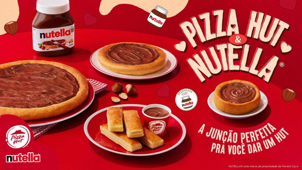 Pizza Hut e Nutella anunciam collab inédita