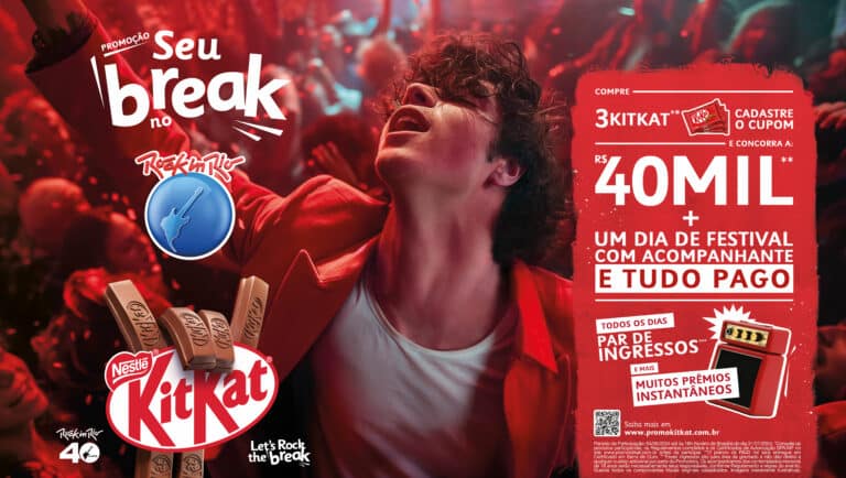 A KitKat reafirma seu compromisso com os amantes de música ao marcar presença, pelo terceiro ano consecutivo, no Rock in Rio Brasil 2024.