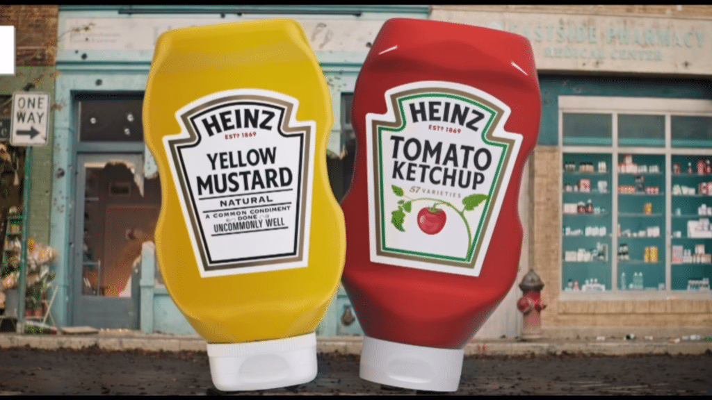 HEINZ anuncia o lançamento de embalagens de ketchup e mostarda personalizados e parecidos com Deadpool e Wolverine.
