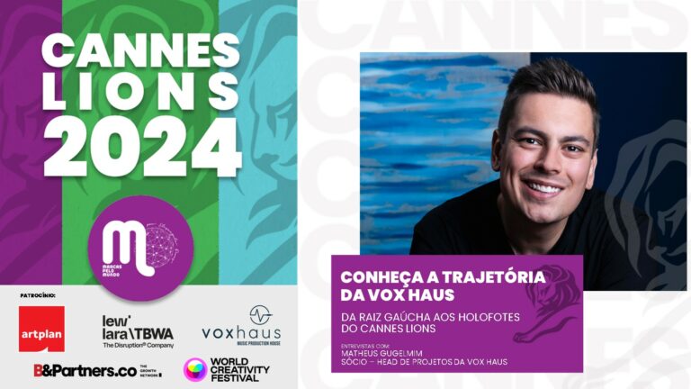 Da raiz gaúcha aos holofotes do Cannes Lions: conheça trajetória da produtora de som Vox Haus. Entrevista com Matheus Gugelmim
