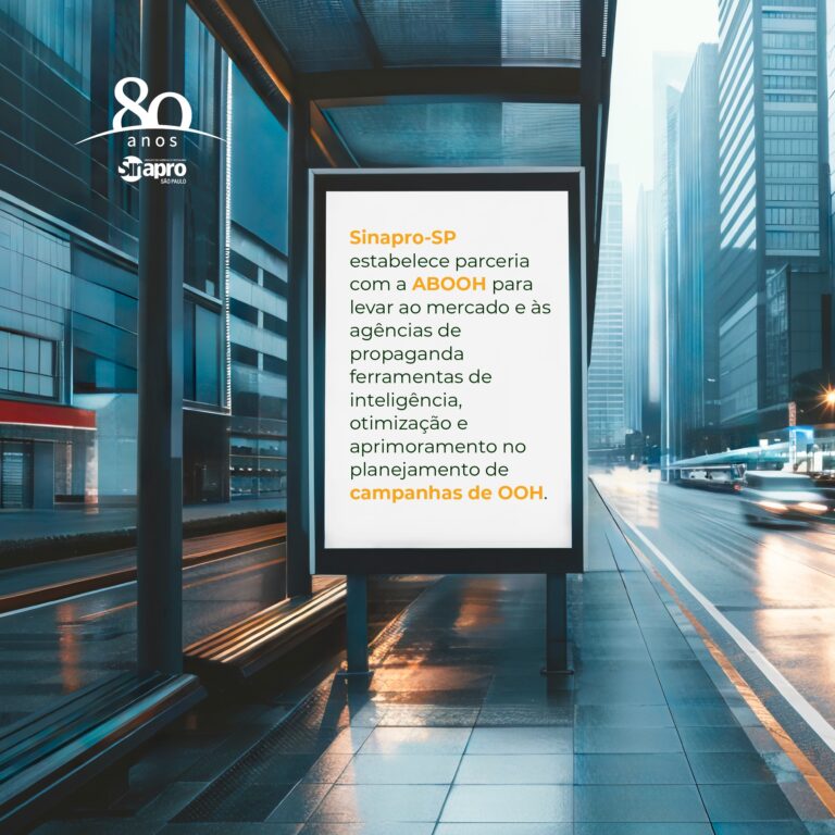 SINAPRO-SP e ABOOH acabam de anunciar uma parceria para levar ao mercado e às agências de propaganda ferramentas de inteligência.