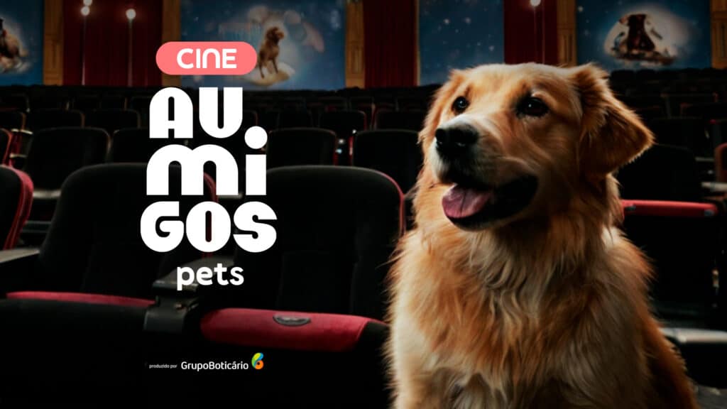 A Au.Migos Pets promove sessões de cinema gratuitas e exclusivas para o público em parceria com o Shopping Morumbi Town, em São Paulo.