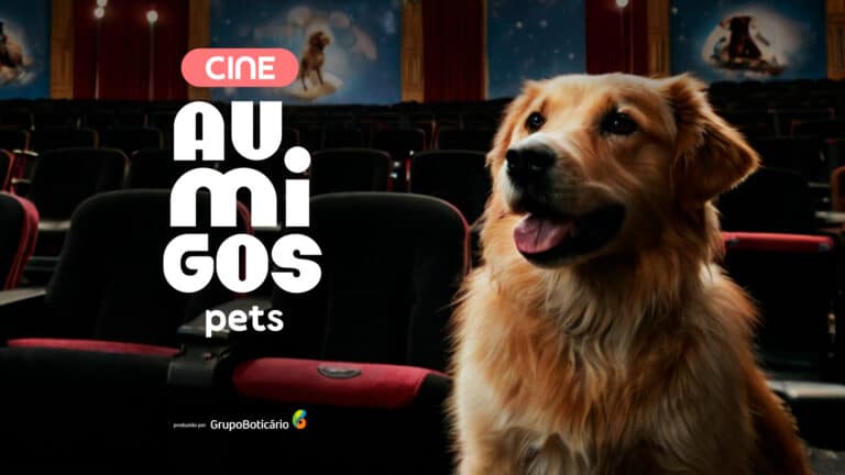 A Au.Migos Pets promove sessões de cinema gratuitas e exclusivas para o público em parceria com o Shopping Morumbi Town, em São Paulo.