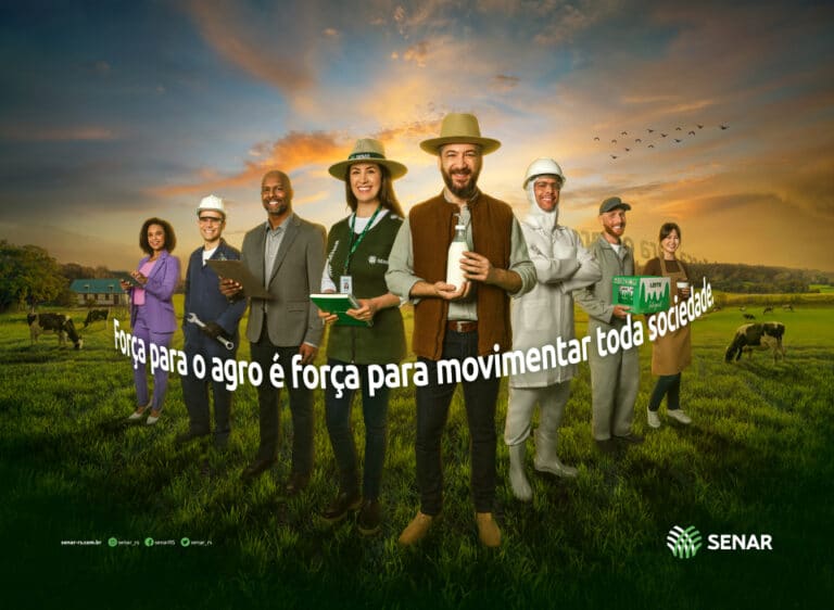 A Expointer 2024 serve de palco para o lançamento da nova campanha institucional que a SPR assina para o Senar-RS.