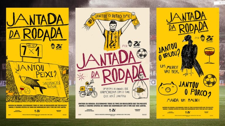 Zé Delivery entra na famosa brincadeira do futebol em que os torcedores comentam sobre "jantar" rivais, e apresentou uma divertida campanha.